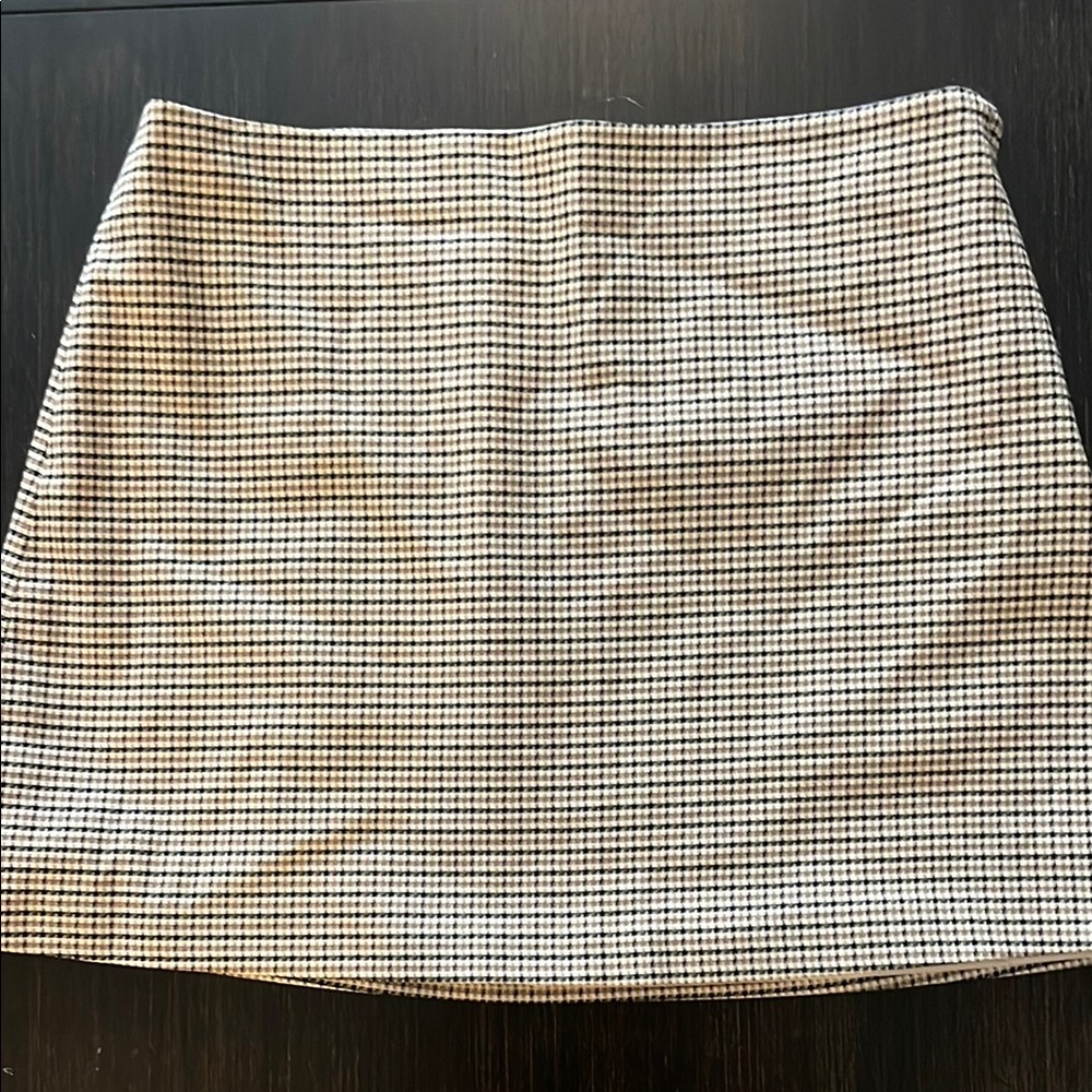 Classic Checkered Mini Skirt